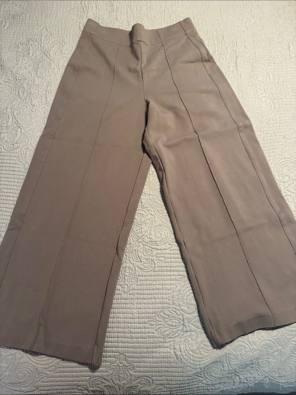 Jones New York Wide-Leg Pants in Taupe